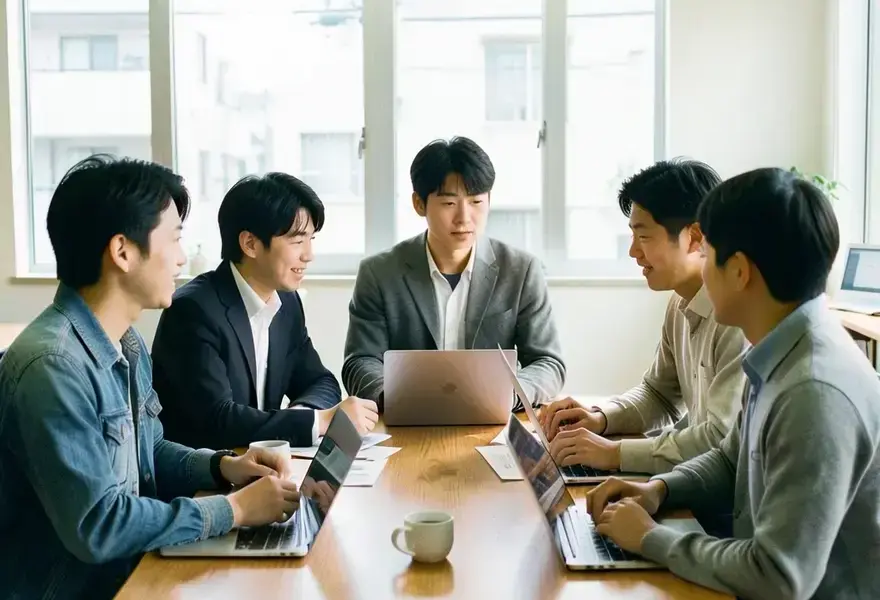 戦略会議の様子